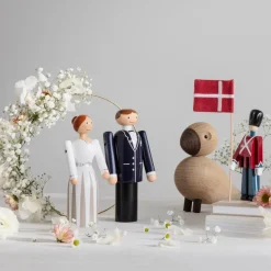 Kay Bojesen bride, White, 17 cm