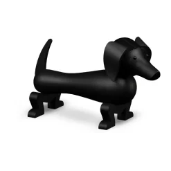 Kay Bojesen dog 18,5 cm, Dark stained oak