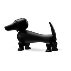 Kay Bojesen dog 28.5 cm, Dark stained oak