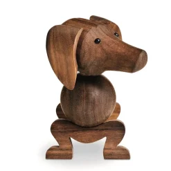 Kay Bojesen dog 18,5 cm, Walnut