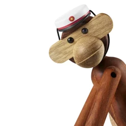 Kay Bojesen graduation hat for medium monkey, Red