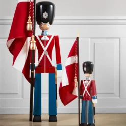 Kay Bojesen guard with textile flag, 50 cm