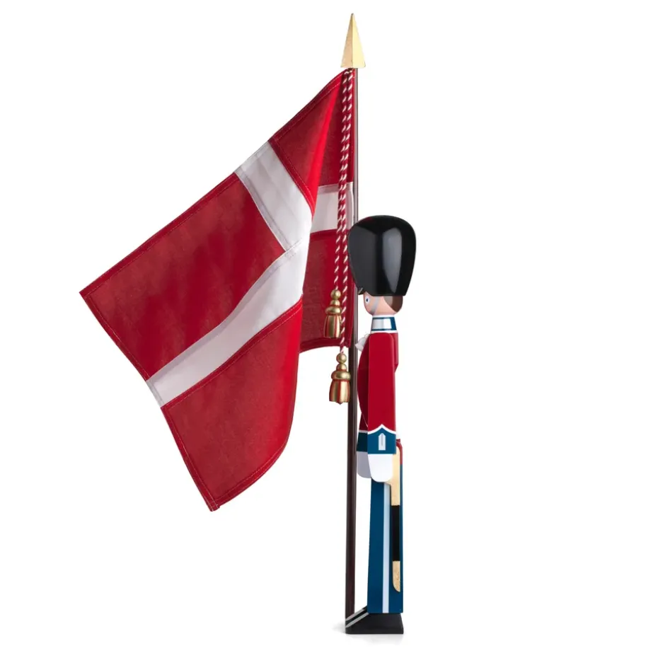 Kay Bojesen guard with textile flag, 50 cm