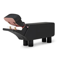 Kay Bojesen hippo chalk board color, Black