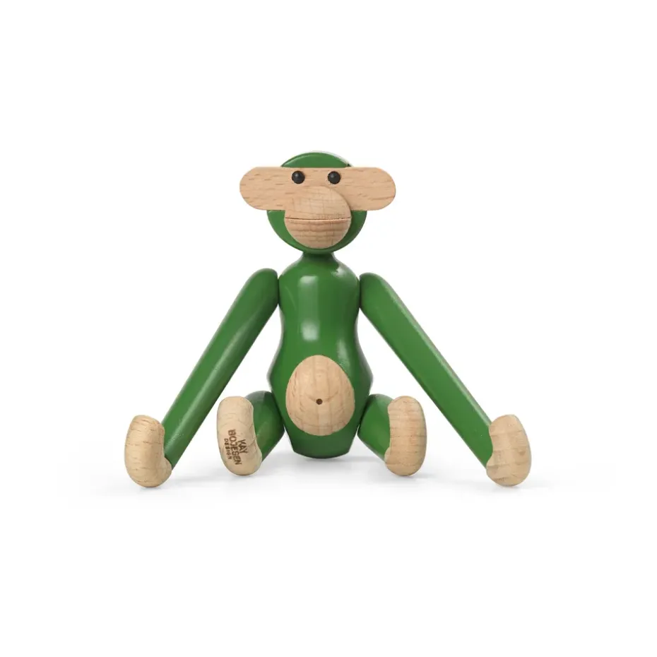 Kay Bojesen mini vintage monkey, Green