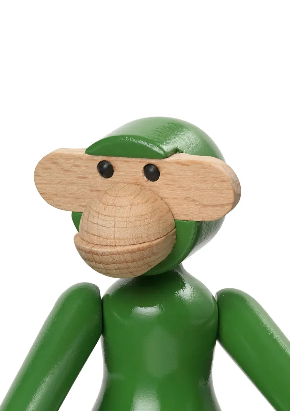 Kay Bojesen mini vintage monkey, Green