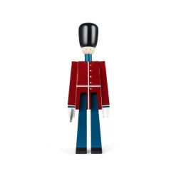 Kay Bojesen officer with sword, Red-blue