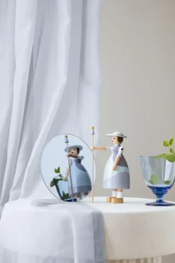 Kay Bojesen shepherdess, Light blue