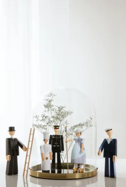 Kay Bojesen shepherdess, Light blue