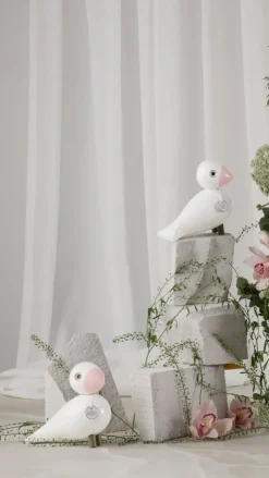 Kay Bojesen song bird Love, White-pink