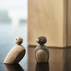 Kay Bojesen sparrows 2-pack, Oak