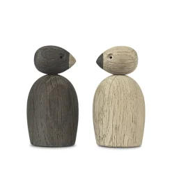Kay Bojesen sparrows 2-pack, Oak