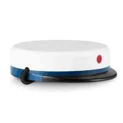Kay Bojesen student cap for the small monkey, White-blue