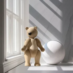 Kay Bojesen wooden bear large, Oak-maple
