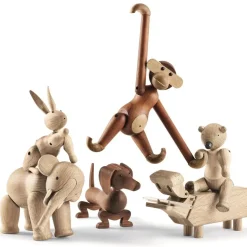 Kay Bojesen wooden bear, Oak and maple