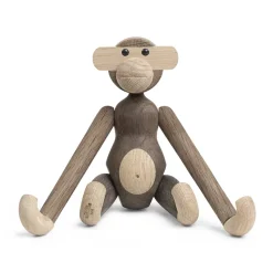 Kay Bojesen wooden monkey small, Oak-smoked oak