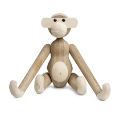 Kay Bojesen wooden monkey small, Untreated oak and maple