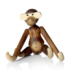 Kay Bojesen wooden monkey small, Teak-limba wood 20 cm