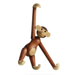 Kay Bojesen wooden monkey small, Teak-limba wood 20 cm