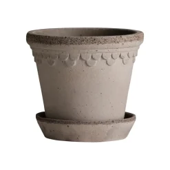 Københavner flower pot Ø10 cm, Grey