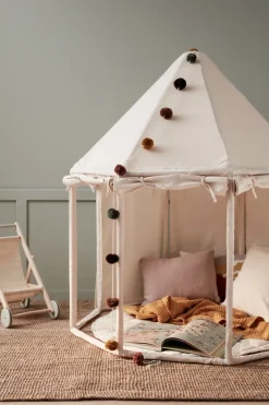 Kid's Base circus tent, Natural white