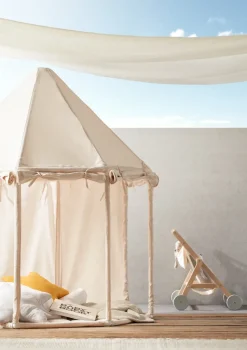 Kid's Base circus tent, Natural white