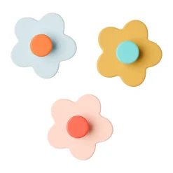 Kid's Base flower hook 3-piece, Multi