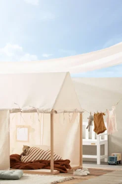 Kid's Base play tent, Natural white