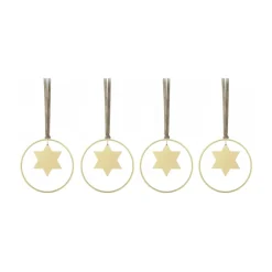 KITAI tree decoration 8,5 cm 4-pack, Stars