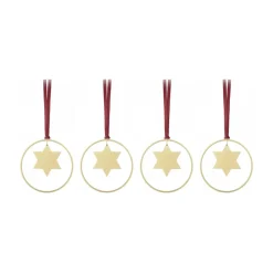 KITAI tree decoration 8,5 cm 4-pack, Stars