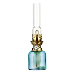 Koholmen paraffin lamp, aquamarine