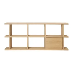 Kona bookcase cabinet insert, Natural