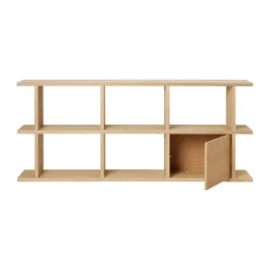 Kona bookcase cabinet insert, Natural