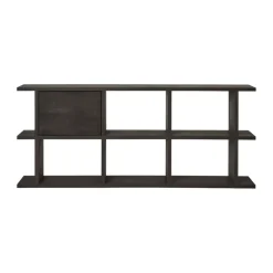 Kona bookcase cabinet insert, Dark Stained