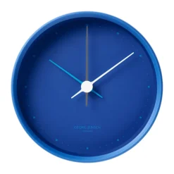 Koppel wall clock Ø10 cm, Iconic blue