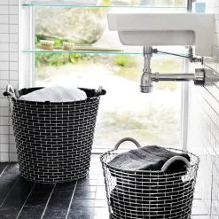 Korbo laundry bag, black 65 l