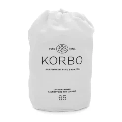 Korbo laundry bag, white 65 liters