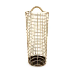 Korbo umberella stand, brass
