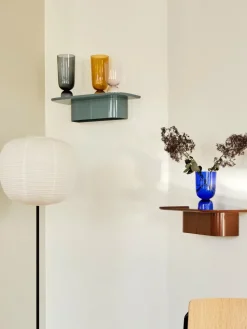 Korpus 4 hook wallshelf M, Cream