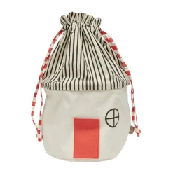 Koya storage basket small, Cherry Red