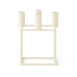 Kubus 4 candle holder, Ivory