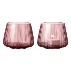 Kusintha tea light holder 7.5 cm 2-pack, Pink