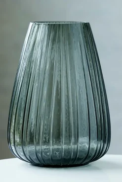 Kusintha vase 22 cm, Smoke