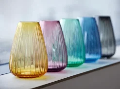 Kusintha vase 22 cm, Smoke