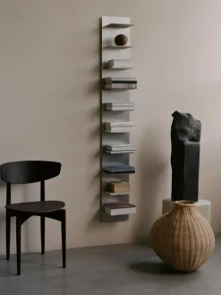 Lager wall shelf pine, Aluminium