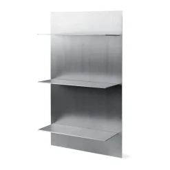 Lager wall shelf triple 55x100 cm, Aluminium