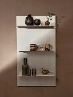Lager wall shelf triple 55x100 cm, Aluminium