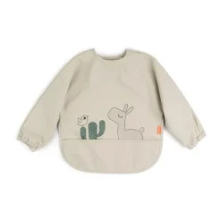 Lalee bib with sleeves, Sand
