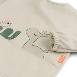 Lalee bib with sleeves, Sand