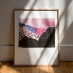Landscape poster 40x50 cm, multi
